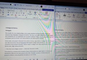 Eu vou traduzir textos entre inglês, espanhol.