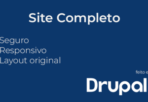 Eu vou criar um site completo em Drupal