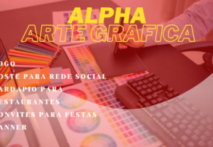 Eu vou cria sua logo, poste para rede social e outras artes