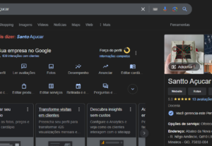 Eu vou criar um perfil para a sua empresa no Google.