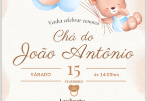 Eu vou Fazer convites digitais incríveis para você