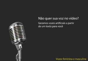 Eu vou transformar seu texto em voz para seus vídeos