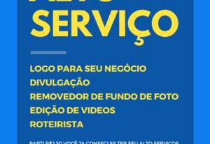 Eu vou fazer edição ou logo para sua empresa