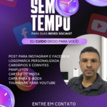 Eu vou criar a arte perfeita para o sua rede social.