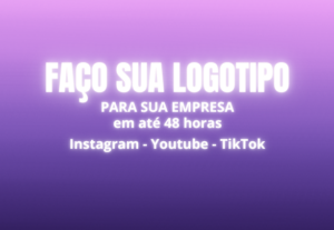 Eu vou fazer sua logomarca personalizada em 48 horas.