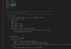 Eu vou fazer um código básico em python para você