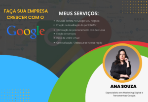 Eu vou fazer sua empresa aparecer no Google.