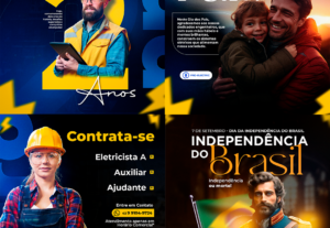 Eu vou Criar Social Media Posts para sua rede social