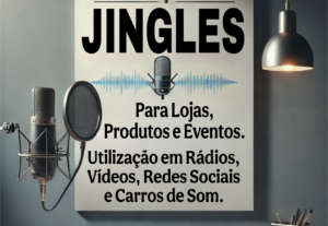 Eu vou fazer uma locução, jingle para sua loja ou evento