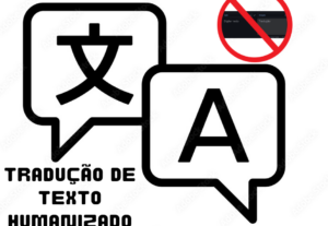 Eu vou fazer tradução de textos em inglês para você