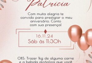 Eu vou fazer convites criativos a gosto do cliente