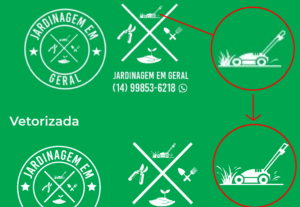 Eu vou vetorizar sua logo e deixar ela pronta para gráficas