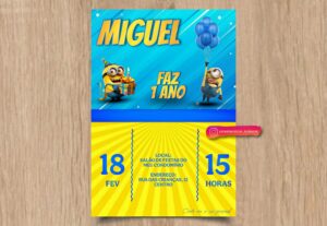 Eu vou fazer o convite do seu filho