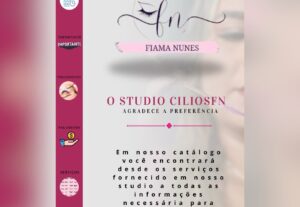 Eu vou fazer um web design Studio de estética