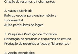 Eu vou realizar serviços acadêmicos para você