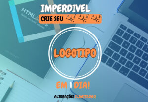 Eu vou Criar seu Logotipo em um dia.