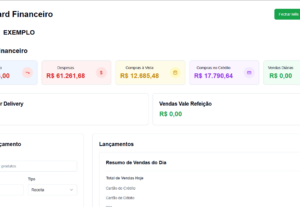 Eu vou fazer um dashboard financeiro dinâmico para sua empre...