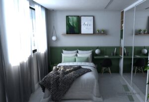 Eu vou fazer o seu projeto de interiores 1 Ambiente