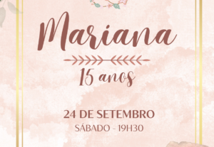 Eu vou fazer seu convite de aniversário ou casamento
