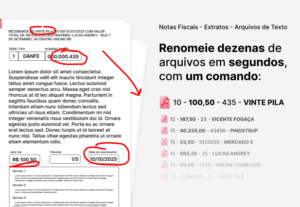 Eu vou renomear automaticamente seus arquivos