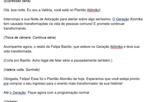 Eu vou criar um roteiro para o seu vídeo de venda