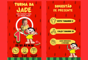 Eu vou fazer seu convite de aniversário