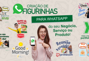 Eu vou fazer figurinhas de WhatsApp para seu negócio