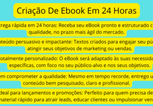 Eu vou Fazer Um Ebook Em 24Horas.