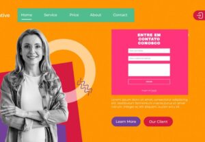 Eu vou criar uma pagina de inicio para seu site