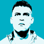 Eu vou criar um design de um jogador de futebol