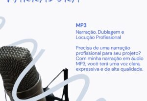 Eu vou fazer uma narração de qualidade