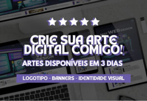 Eu vou criar sua arte digital ou a logotipo da sua marca