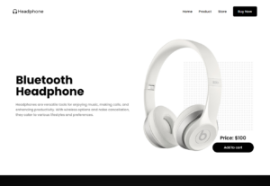 Eu vou criar uma landing page para a sua loja online.
