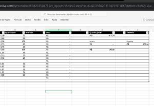 Eu vou fazer uma tabela do Excel para sua empresa.