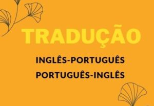 Eu vou traduzir um texto do inglês.