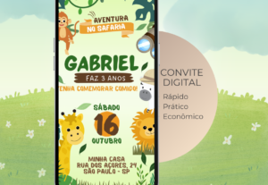 Eu vou Fazer o melhor convite digital para seu evento.