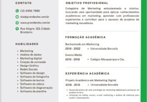 Eu vou fazer o seu currículo ser atrativo para as empresas