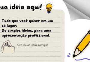 Eu vou fazer uma apresentação que você quiser