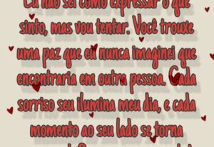 Eu vou Escrever uma carta ou mensagem personalizada.