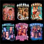 Eu vou Criar uma estampa com suas fotos estilo bootleg