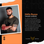Eu vou criar artes para sua rede social - tema tatuagem