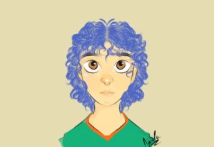 Eu vou fazer ilustrações digitais para você.