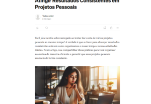 Eu vou escrever textos ou artigos bem escritos e revisados.