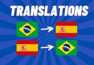 Eu vou traduzir textos do português para o espanhol.