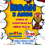 Eu vou fazer convites digitais, sua festa começa pelo convit...
