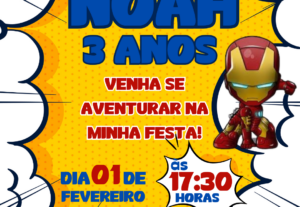 Eu vou fazer convites digitais, sua festa começa pelo convit...