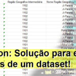 Eu vou extrair dados do seu dataset usando Python