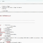 Eu vou criar um relatório personalizado em Sql Server.