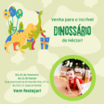 Eu vou criar seu convite de aniversário, chás e afins.
