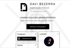 Eu vou fazer uma miniSite Profissional para seu Negócio